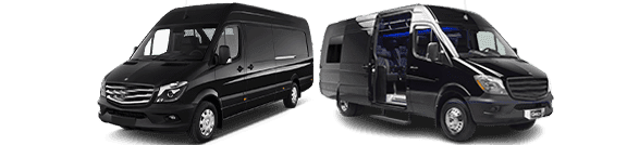 Mercedes Sprinter van for Houston group transportation and airport transfers