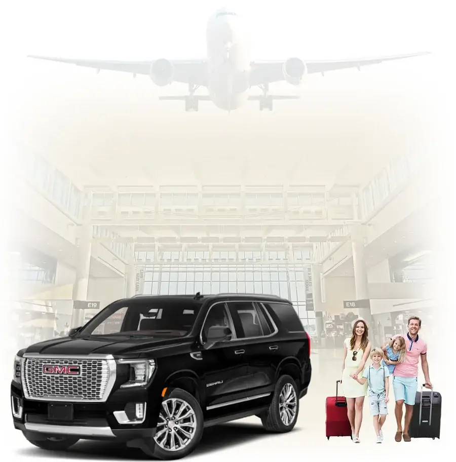 Luxury Houston limo service for IAH airport transportation and Hobby Airport car service
