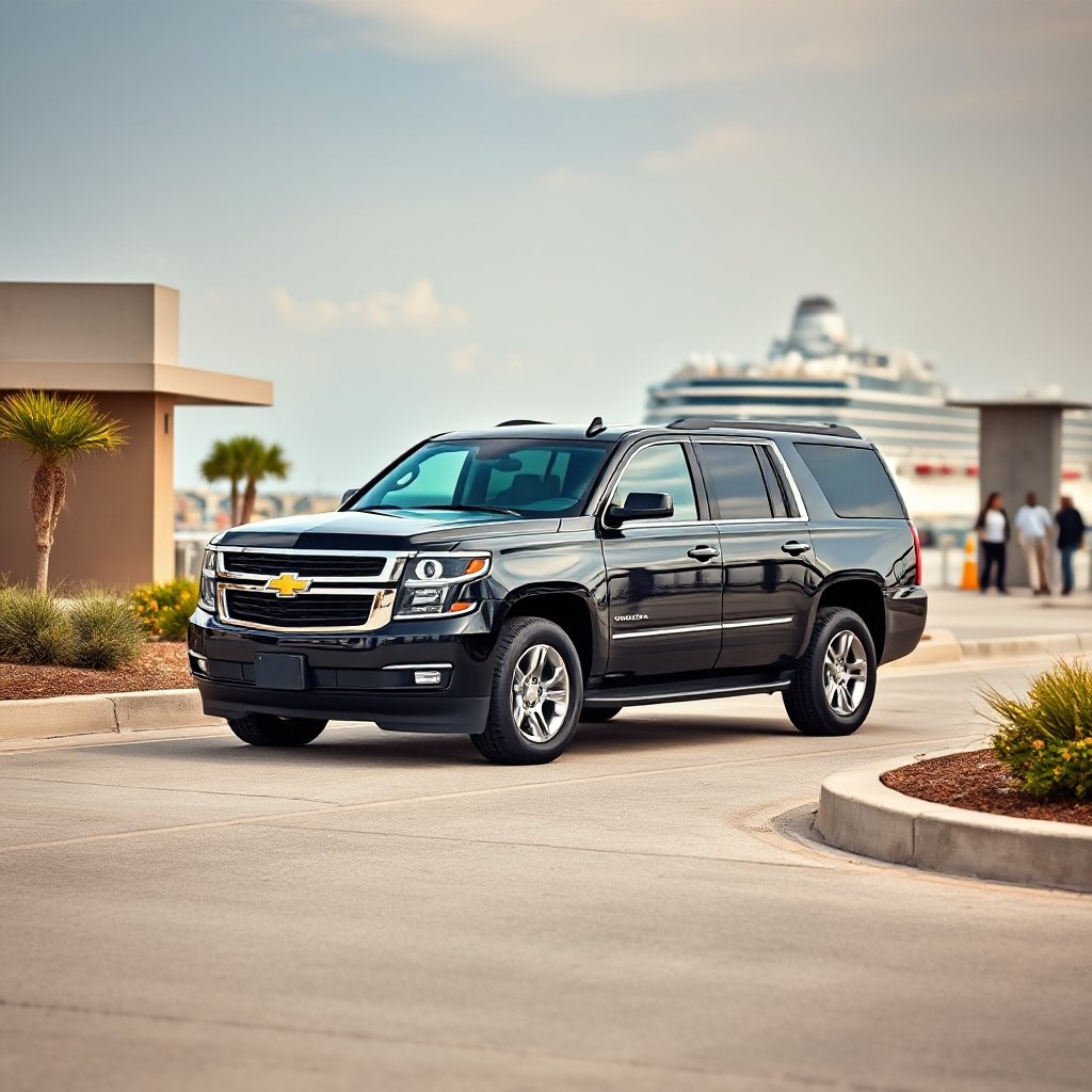 shuttle from hobby to galveston port